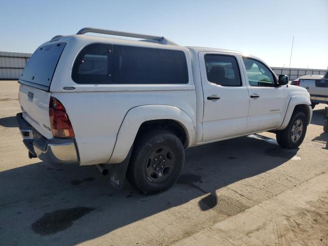 TOYOTA TACOMA DOU 2007 white crew pic gas 5TELU42N17Z460876 photo #4