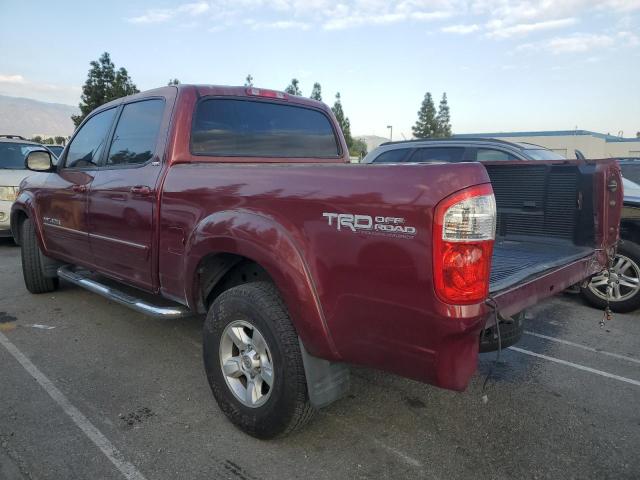 TOYOTA TUNDRA DOU 2006 burgundy  gas 5TBET34176S526576 photo #3