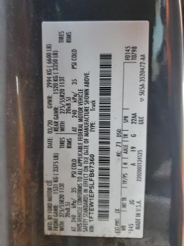 2020 FORD F150 SUPER 1FTEW1EP5LFB67360