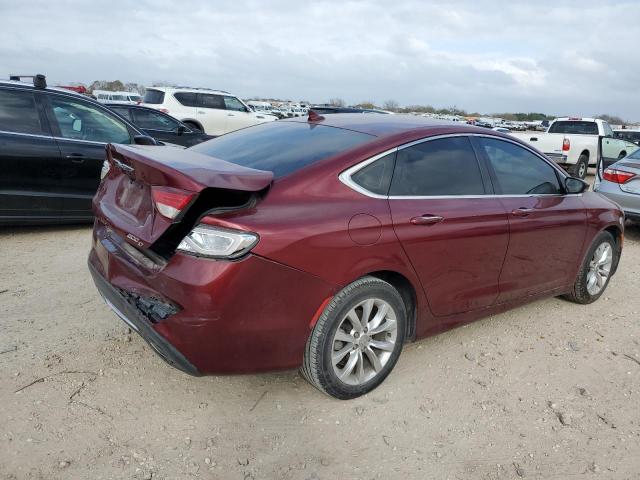 CHRYSLER 200 C 2015 maroon sedan 4d flexible fuel 1C3CCCCG3FN514407 photo #4