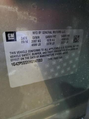 2017 BUICK LACROSSE E 1G4ZP5SSXHU147053