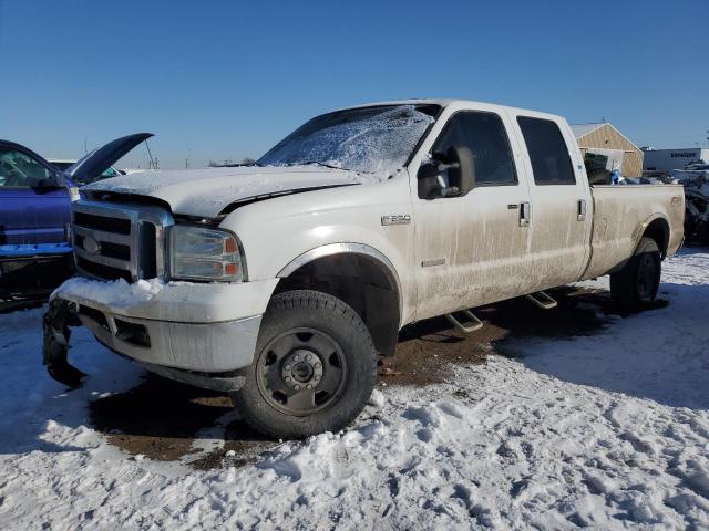 FORD F250 SUPER 2005 white  diesel 1FTSW21P25EA86307 photo #1