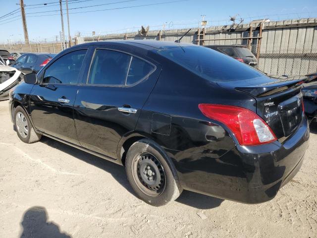 NISSAN VERSA S 2015 black sedan 4d gas 3N1CN7AP3FL905656 photo #3