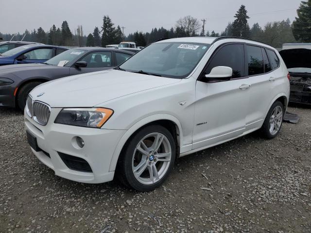 BMW X3 XDRIVE3 2011 white  gas 5UXWX7C56BL733045 photo #1