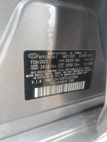 2023 GENESIS G70 BASE - KMTG34TA4PU122558