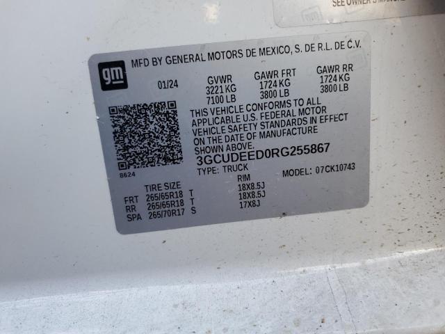 2024 CHEVROLET SILVERADO - 3GCUDEED0RG255867