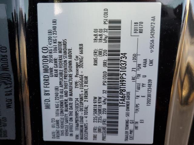 2023 FORD MUSTANG - 1FA6P8TH9P5103734