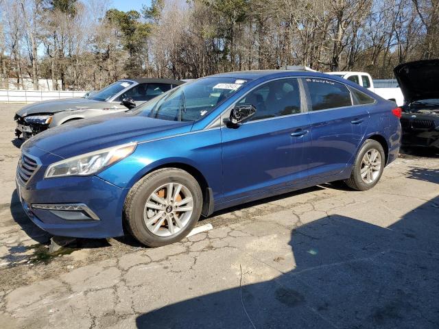 HYUNDAI SONATA SE 2015 blue sedan 4d gas 5NPE24AF3FH148746 photo #1