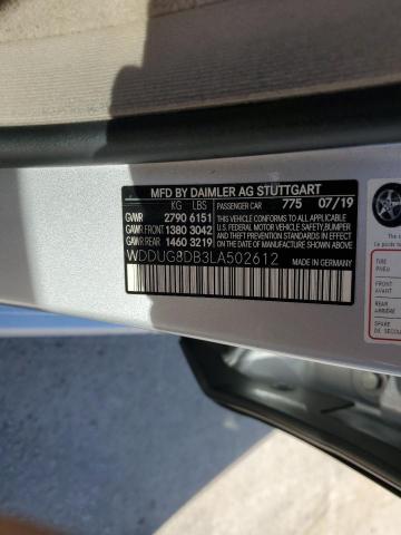 2020 MERCEDES-BENZ S 560 - WDDUG8DB3LA502612
