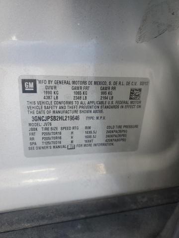 2017 CHEVROLET TRAX 1LT - 3GNCJPSB2HL219646
