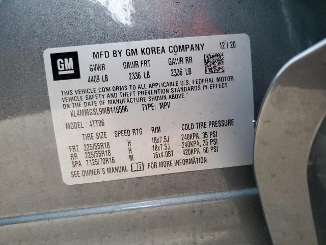2021 BUICK ENCORE GX KL4MMGSL9MB116596