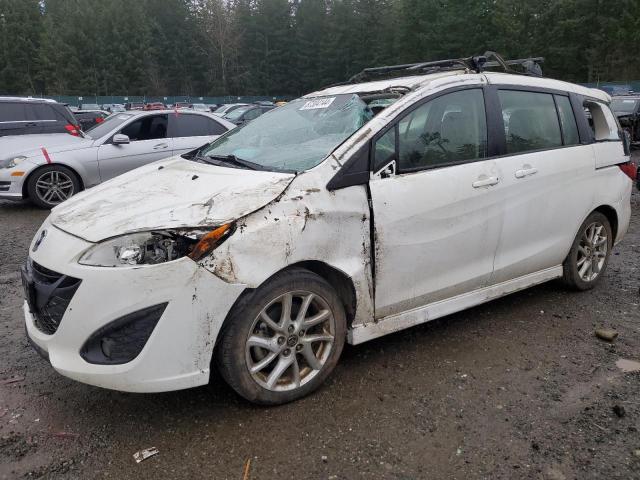 MAZDA 5 GRAND TO 2014 white  gas JM1CW2DL7E0171184 photo #1