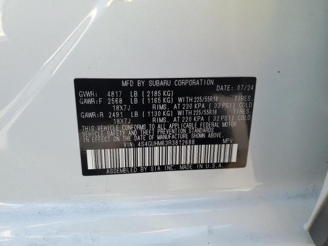 2024 SUBARU CROSSTREK 4S4GUHM63R3812688