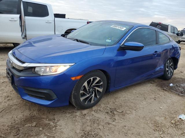 HONDA CIVIC LX 2017 blue  gas 2HGFC4B04HH305743 photo #1