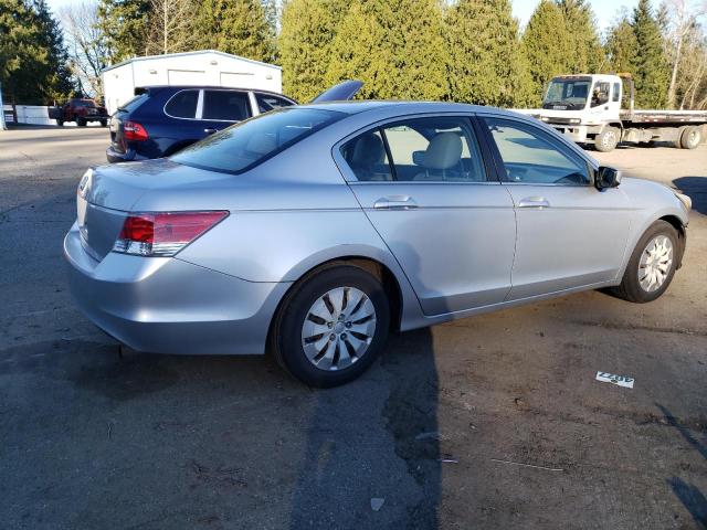 HONDA ACCORD LX 2009 silver  gas 1HGCP26389A164224 photo #4