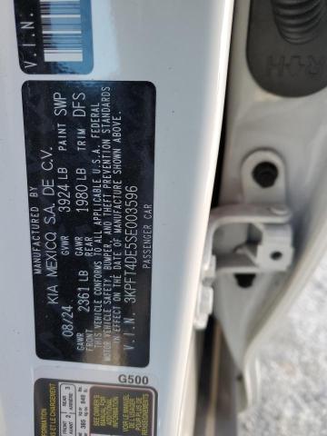 2025 KIA K4 LX 3KPFT4DE5SE003596
