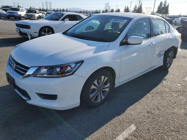 HONDA ACCORD LX 2013 white  gas 1HGCR2F33DA161122 photo #1