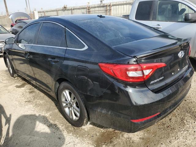 HYUNDAI SONATA SE 2017 black  gas 5NPE24AF3HH458804 photo #3