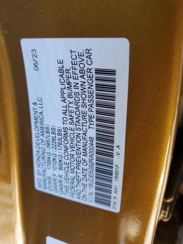 2024 ACURA INTEGRA TY 19UDE5G92RA000448