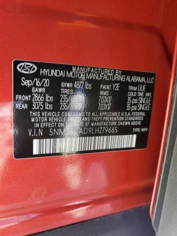 2020 HYUNDAI SANTA FE S - 5NMS3CAD9LH279665