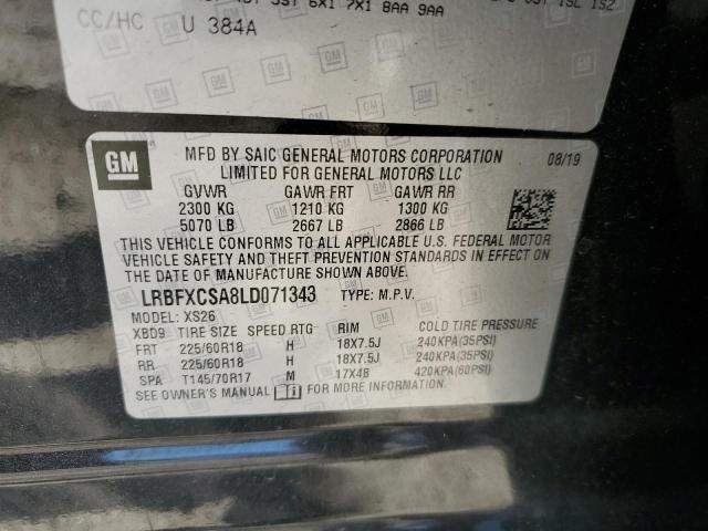 2020 BUICK ENVISION E - LRBFXCSA8LD071343