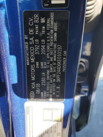 2019 KIA FORTE FE - 3KPF24AD6KE010197