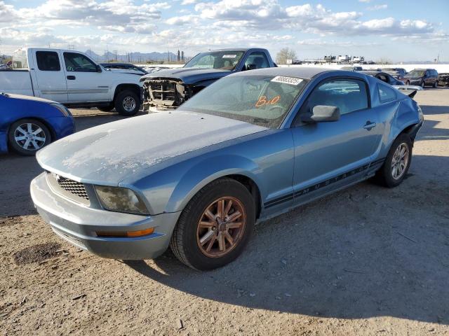 FORD MUSTANG 2006 teal  gas 1ZVFT80N765126862 photo #1