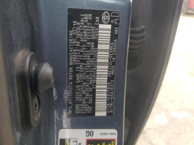 2016 TOYOTA COROLLA L - 2T1BURHE8GC623092