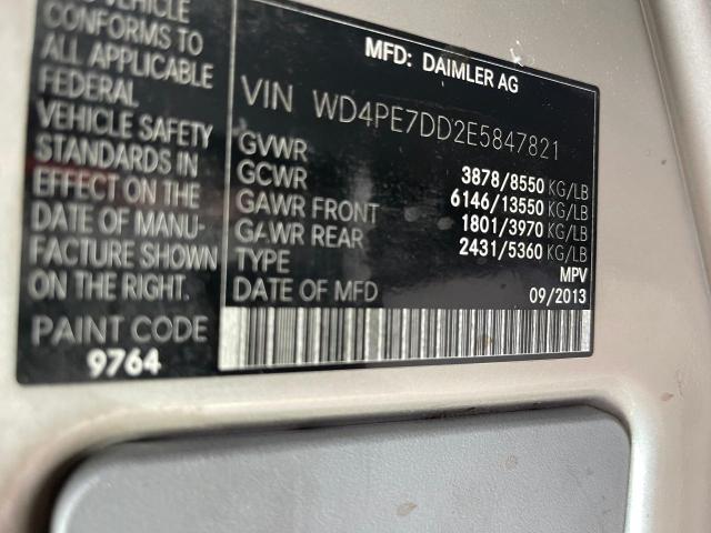 VIN WD4PE7DD2E5857821 2014 MERCEDES-BENZ SPRINTER no.10