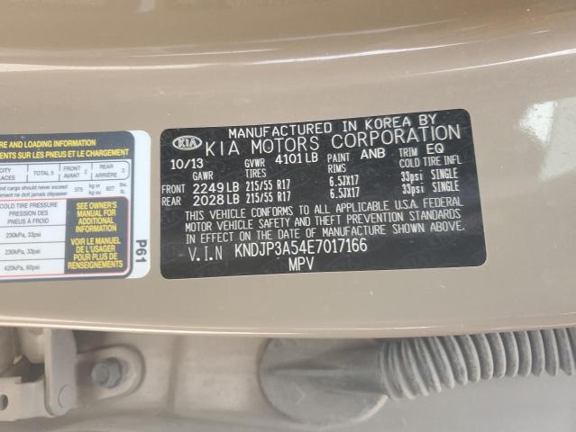 VIN KNDJP3A54E7017166 2014 KIA SOUL no.13