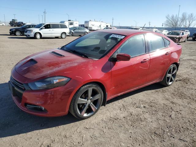 DODGE DART GT 2016 red  gas 1C3CDFEB2GD682546 photo #1