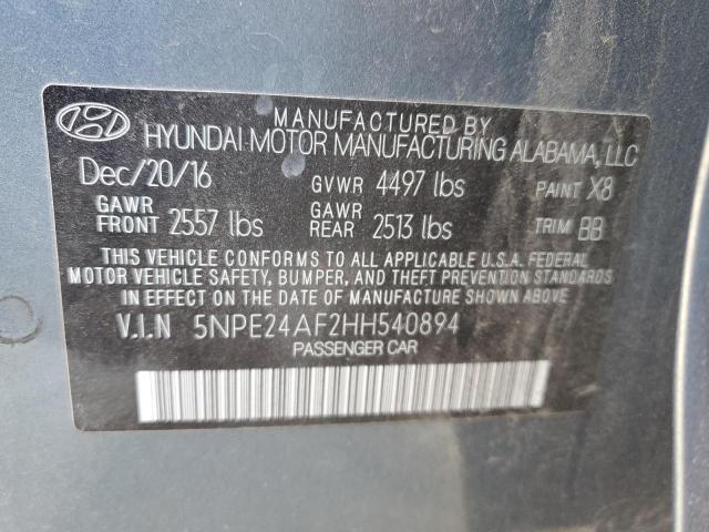 2017 HYUNDAI SONATA SE - 5NPE24AF2HH540894