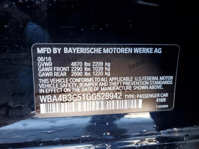 2016 BMW 435 XI GRA WBA4B3C51GG528942