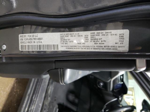 2021 JEEP GRAND CHER 1C4RJKBG7M8146641