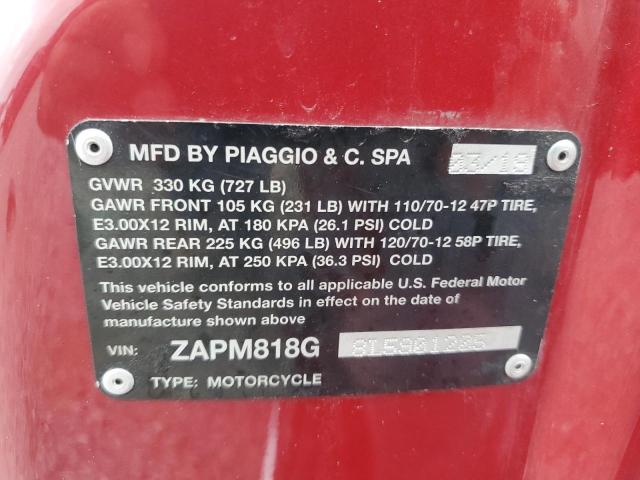 2020 VESPA 150 ZAPM818G8L5901205