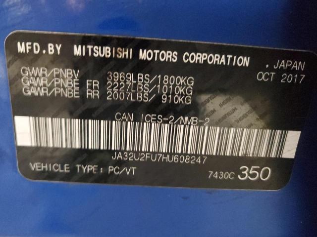 2017 MITSUBISHI LANCER ES JA32U2FU7HU608247