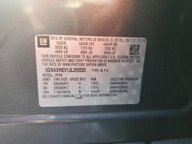 2018 CHEVROLET EQUINOX LS - 3GNAXHEV1JL265525