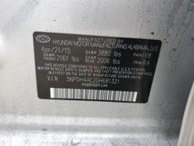 2016 HYUNDAI ELANTRA SE - 5NPDH4AE2GH681321
