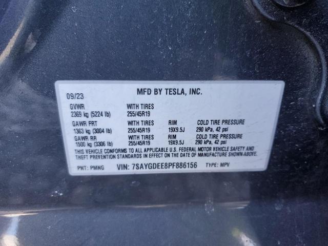 2023 TESLA MODEL Y - 7SAYGDEE8PF886156