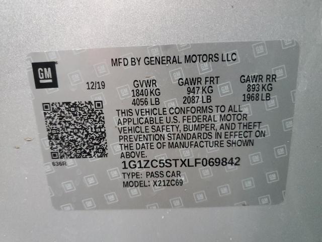 2020 CHEVROLET MALIBU LS - 1G1ZC5STXLF069842