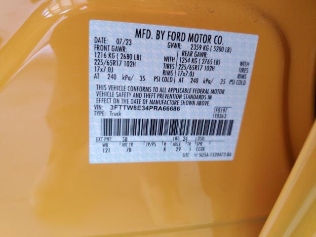 2023 FORD MAVERICK X 3FTTW8E34PRA66686