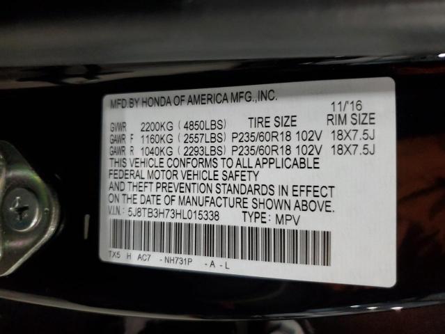 2017 ACURA RDX ADVANC 5J8TB3H73HL015338
