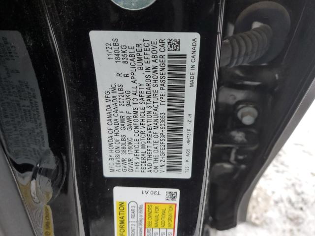 2023 HONDA CIVIC SPOR - 2HGFE2F53PH503653