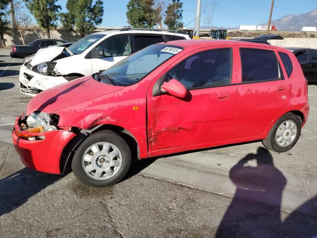 CHEVROLET AVEO LS 2004 red  gas KL1TJ62694B193152 photo #1