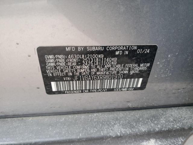 2024 SUBARU WRX TR JF1VBAY6XR9801970