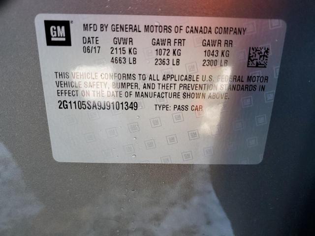 2018 CHEVROLET IMPALA LT - 2G1105SA9J9101349