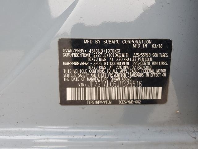 2018 SUBARU CROSSTREK - JF2GTALC6JH325516