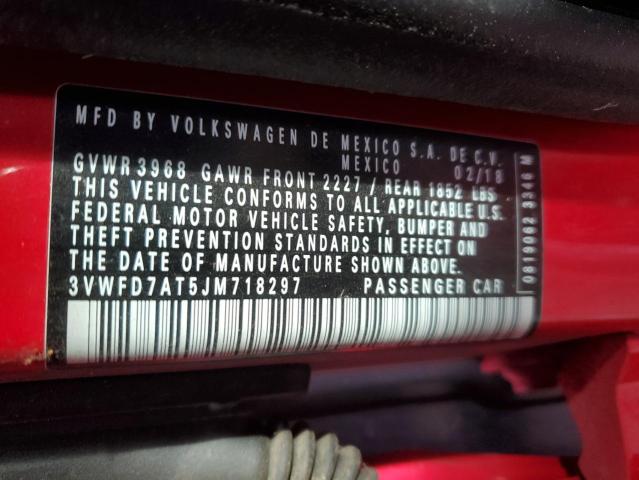 2018 VOLKSWAGEN BEETLE S - 3VWFD7AT5JM718297