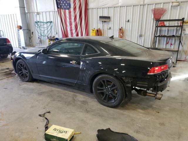 CHEVROLET CAMARO LS 2015 black coupe gas 2G1FA1E33F9131950 photo #3
