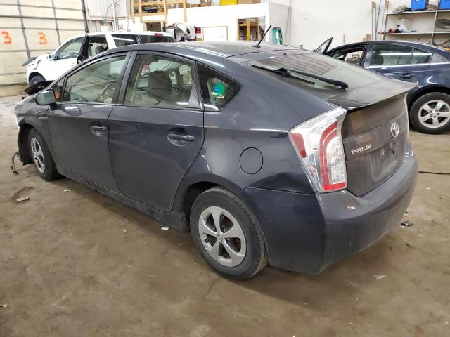 TOYOTA PRIUS 2012 gray hatchbac hybrid engine JTDKN3DUXC5510372 photo #3